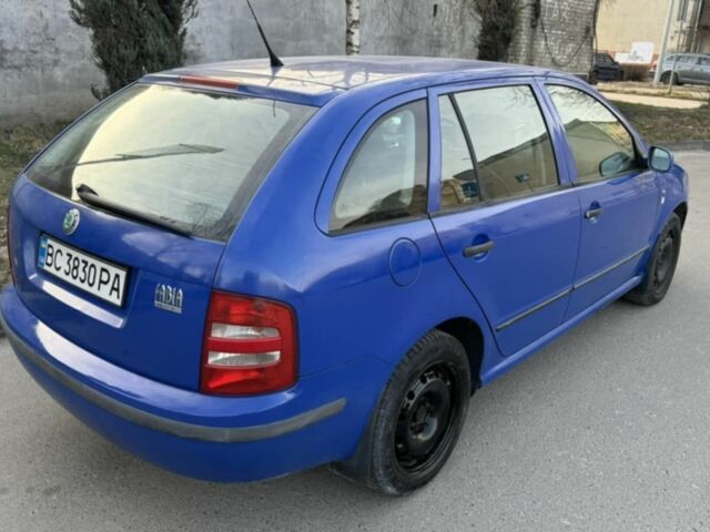 Синий Шкода Фабия, объемом двигателя 1.9 л и пробегом 260 тыс. км за 3350 $, фото 3 на Automoto.ua