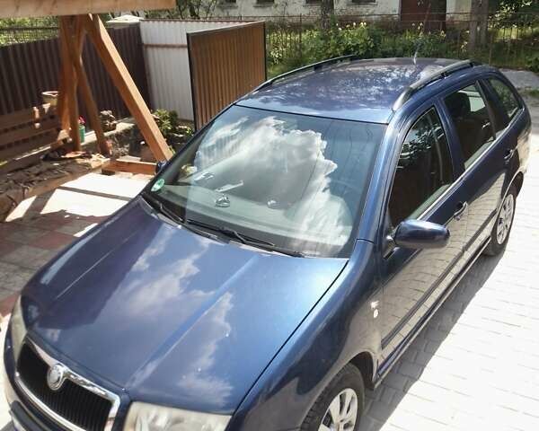 Синий Шкода Фабия, объемом двигателя 1.39 л и пробегом 163 тыс. км за 3500 $, фото 9 на Automoto.ua