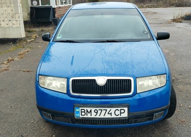 Синий Шкода Фабия, объемом двигателя 1.4 л и пробегом 405 тыс. км за 3499 $, фото 1 на Automoto.ua