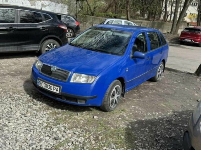 Синий Шкода Фабия, объемом двигателя 1.9 л и пробегом 260 тыс. км за 3350 $, фото 1 на Automoto.ua