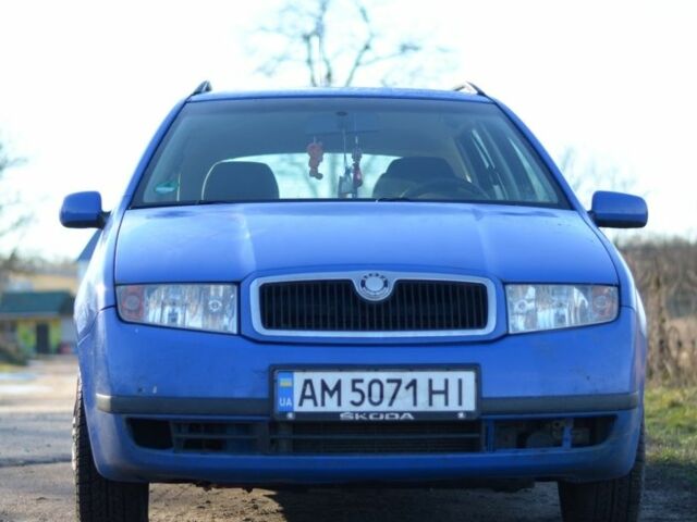 Синий Шкода Фабия, объемом двигателя 1.4 л и пробегом 285 тыс. км за 3100 $, фото 10 на Automoto.ua