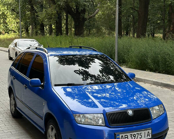 Синий Шкода Фабия, объемом двигателя 1.4 л и пробегом 215 тыс. км за 3850 $, фото 15 на Automoto.ua