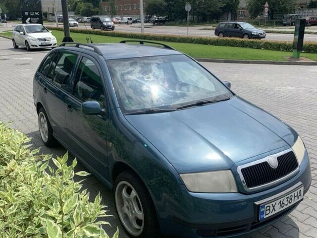 Синий Шкода Фабия, объемом двигателя 1.4 л и пробегом 175 тыс. км за 3000 $, фото 7 на Automoto.ua