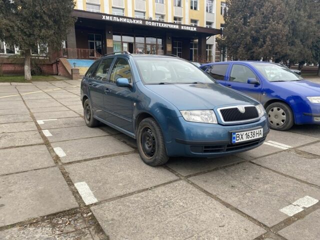 Синий Шкода Фабия, объемом двигателя 1.4 л и пробегом 175 тыс. км за 3000 $, фото 1 на Automoto.ua