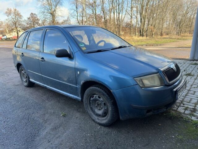 Синий Шкода Фабия, объемом двигателя 1.4 л и пробегом 354 тыс. км за 2250 $, фото 3 на Automoto.ua