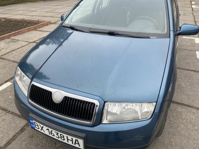 Синий Шкода Фабия, объемом двигателя 1.4 л и пробегом 175 тыс. км за 3000 $, фото 5 на Automoto.ua