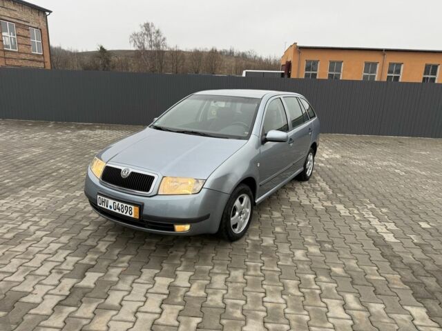 Синий Шкода Фабия, объемом двигателя 1.4 л и пробегом 190 тыс. км за 3900 $, фото 1 на Automoto.ua