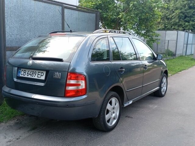 Синій Шкода Фабія, об'ємом двигуна 1.4 л та пробігом 214 тис. км за 4800 $, фото 2 на Automoto.ua