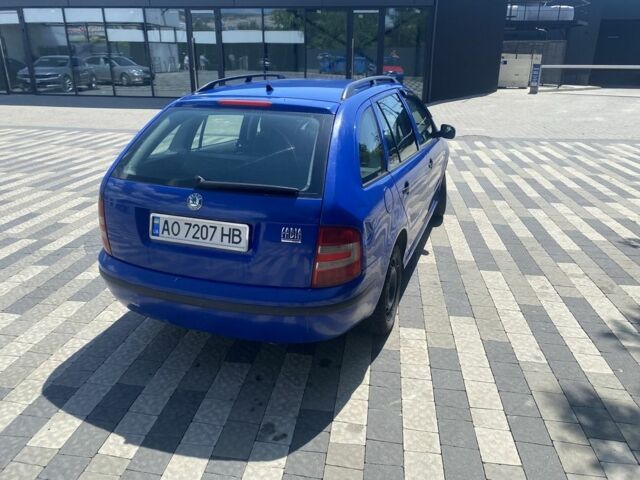 Синий Шкода Фабия, объемом двигателя 1.4 л и пробегом 306 тыс. км за 2800 $, фото 2 на Automoto.ua