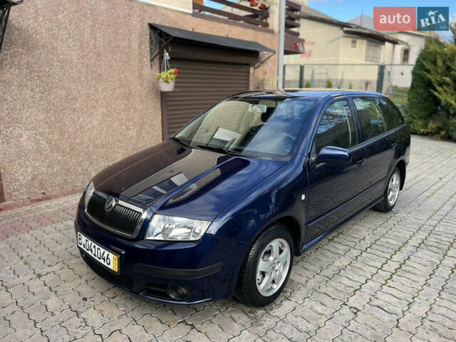 Синий Шкода Фабия, объемом двигателя 1.4 л и пробегом 183 тыс. км за 3700 $, фото 6 на Automoto.ua