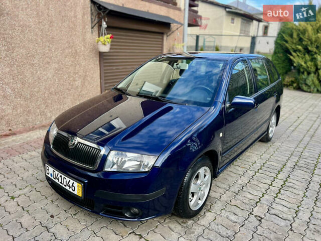 Синий Шкода Фабия, объемом двигателя 1.4 л и пробегом 183 тыс. км за 3700 $, фото 3 на Automoto.ua