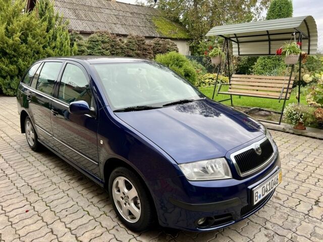 Синій Шкода Фабія, об'ємом двигуна 1.4 л та пробігом 186 тис. км за 3999 $, фото 1 на Automoto.ua