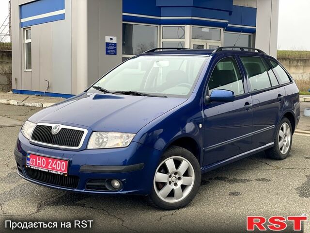 Синій Шкода Фабія, об'ємом двигуна 1.4 л та пробігом 250 тис. км за 4500 $, фото 10 на Automoto.ua