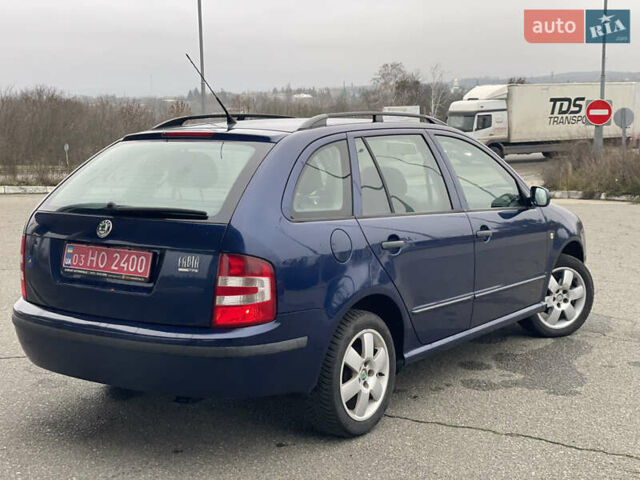 Синий Шкода Фабия, объемом двигателя 1.4 л и пробегом 250 тыс. км за 4500 $, фото 6 на Automoto.ua