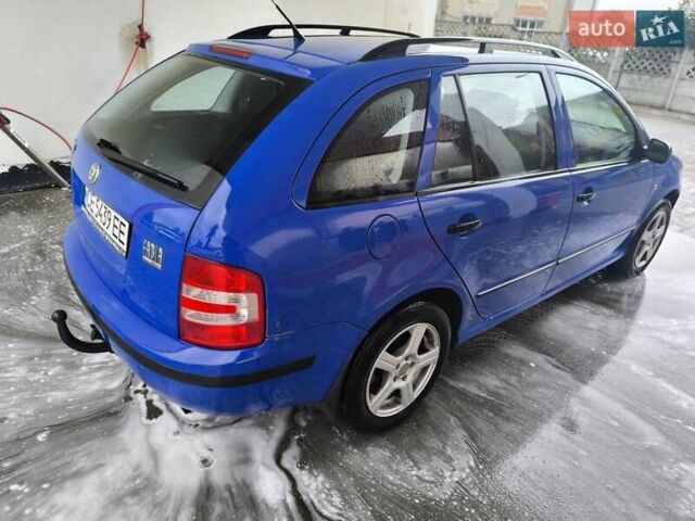 Синий Шкода Фабия, объемом двигателя 1.9 л и пробегом 277 тыс. км за 4800 $, фото 13 на Automoto.ua