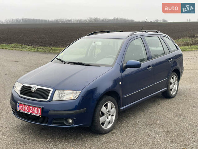 Синий Шкода Фабия, объемом двигателя 1.4 л и пробегом 250 тыс. км за 4500 $, фото 17 на Automoto.ua