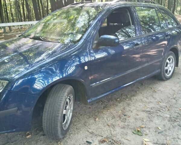 Синий Шкода Фабия, объемом двигателя 1.39 л и пробегом 220 тыс. км за 5500 $, фото 4 на Automoto.ua