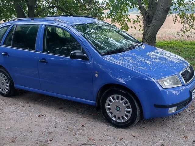 Синій Шкода Фабія, об'ємом двигуна 1.4 л та пробігом 202 тис. км за 4600 $, фото 1 на Automoto.ua