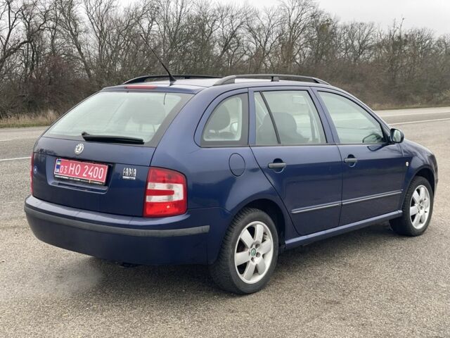 Синій Шкода Фабія, об'ємом двигуна 1.4 л та пробігом 250 тис. км за 4500 $, фото 1 на Automoto.ua