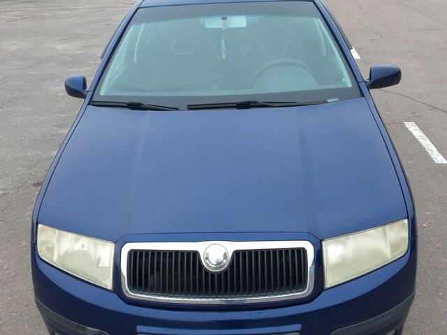 Синий Шкода Фабия, объемом двигателя 1.4 л и пробегом 230 тыс. км за 4250 $, фото 23 на Automoto.ua