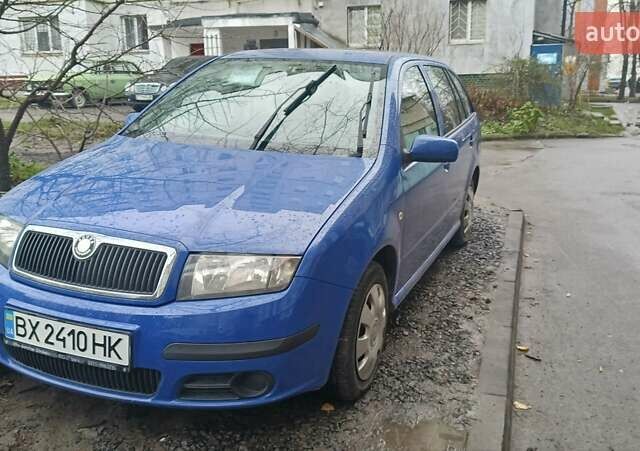 Синий Шкода Фабия, объемом двигателя 1.2 л и пробегом 163 тыс. км за 3600 $, фото 4 на Automoto.ua