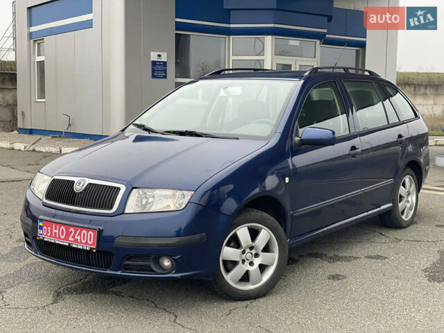 Синий Шкода Фабия, объемом двигателя 1.4 л и пробегом 250 тыс. км за 4500 $, фото 5 на Automoto.ua