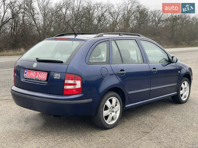 Синий Шкода Фабия, объемом двигателя 1.4 л и пробегом 250 тыс. км за 4500 $, фото 8 на Automoto.ua
