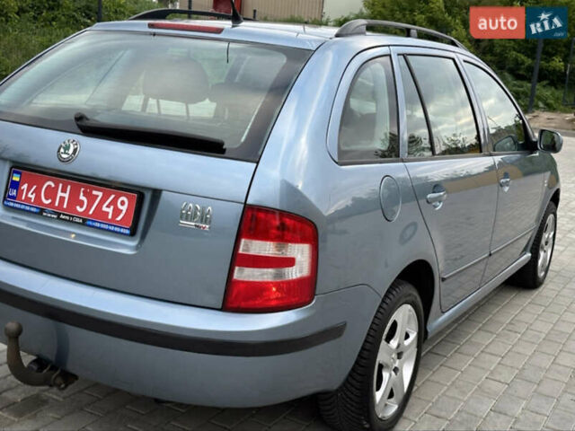 Синий Шкода Фабия, объемом двигателя 1.4 л и пробегом 239 тыс. км за 5700 $, фото 13 на Automoto.ua