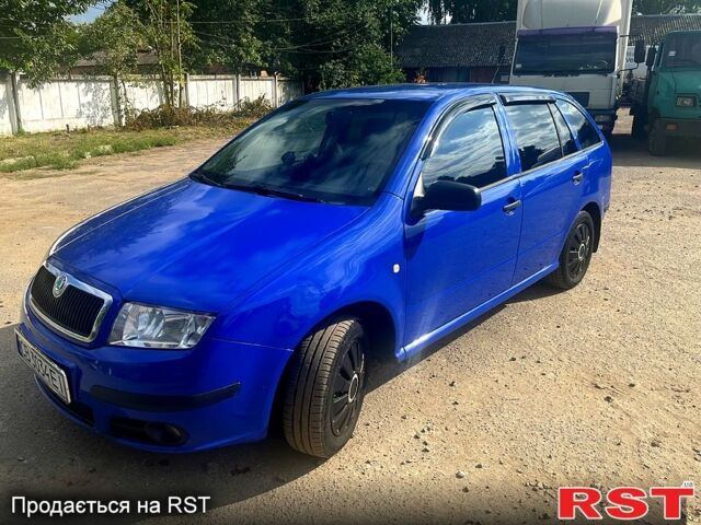 Синий Шкода Фабия, объемом двигателя 1.4 л и пробегом 344 тыс. км за 4300 $, фото 9 на Automoto.ua