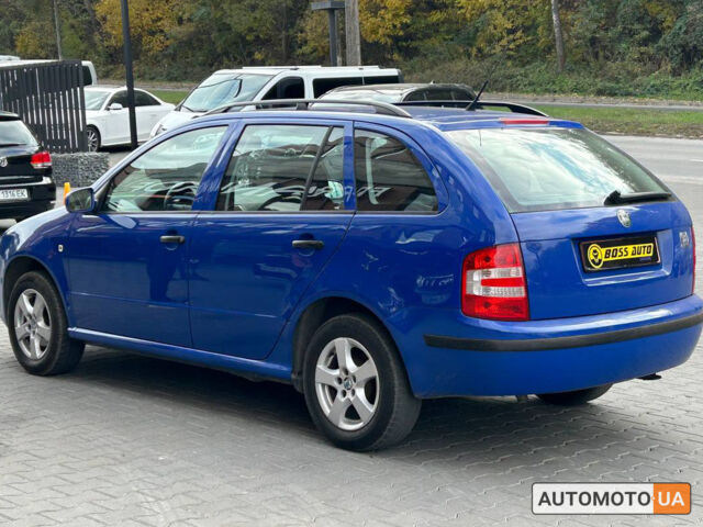 Синий Шкода Фабия, объемом двигателя 1.4 л и пробегом 248 тыс. км за 4800 $, фото 3 на Automoto.ua