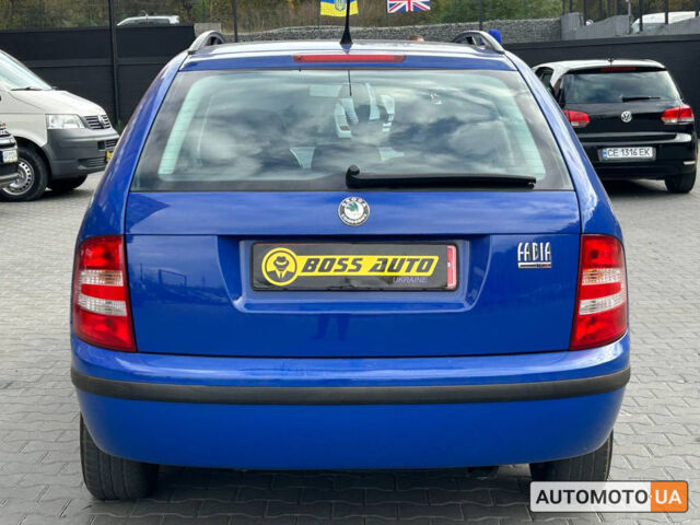 Синий Шкода Фабия, объемом двигателя 1.4 л и пробегом 248 тыс. км за 4800 $, фото 4 на Automoto.ua