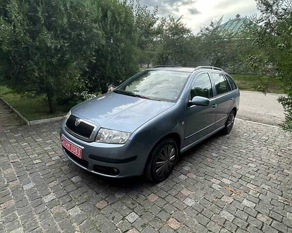 Синий Шкода Фабия, объемом двигателя 1.4 л и пробегом 214 тыс. км за 4999 $, фото 17 на Automoto.ua