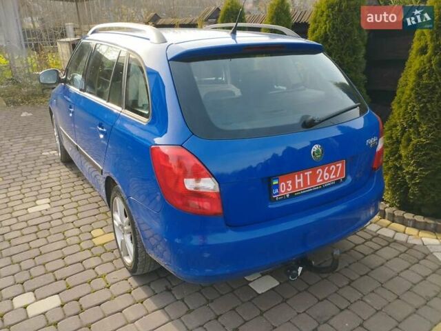 Синий Шкода Фабия, объемом двигателя 1.6 л и пробегом 204 тыс. км за 6950 $, фото 1 на Automoto.ua