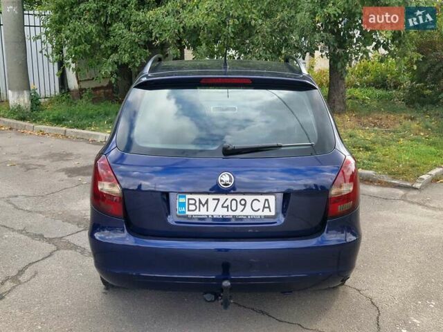 Синий Шкода Фабия, объемом двигателя 1.6 л и пробегом 225 тыс. км за 6500 $, фото 11 на Automoto.ua