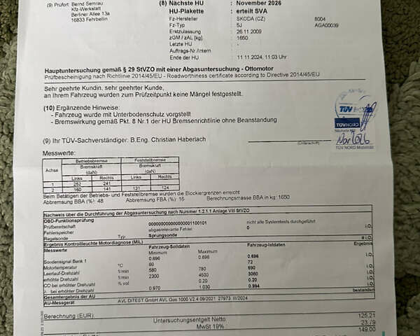 Синій Шкода Фабія, об'ємом двигуна 1.6 л та пробігом 178 тис. км за 6800 $, фото 44 на Automoto.ua