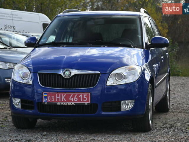 Синий Шкода Фабия, объемом двигателя 1.39 л и пробегом 178 тыс. км за 5950 $, фото 5 на Automoto.ua