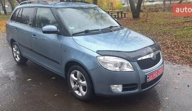 Синий Шкода Фабия, объемом двигателя 1.4 л и пробегом 200 тыс. км за 5900 $, фото 12 на Automoto.ua