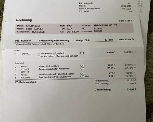 Синій Шкода Фабія, об'ємом двигуна 1.6 л та пробігом 178 тис. км за 6800 $, фото 47 на Automoto.ua