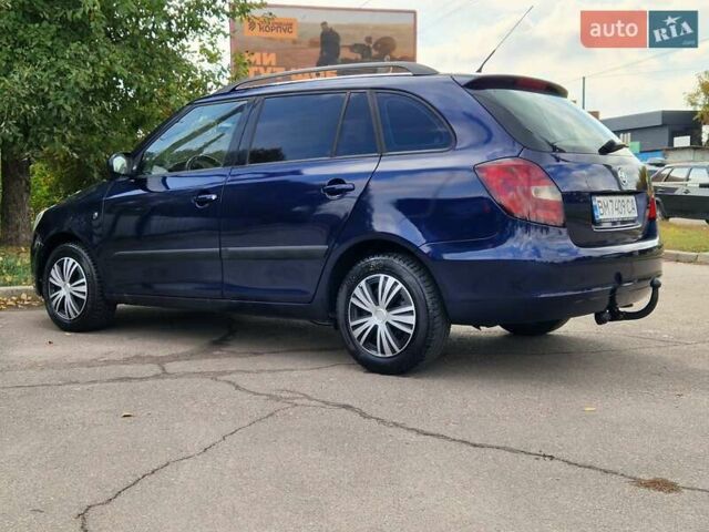 Синий Шкода Фабия, объемом двигателя 1.6 л и пробегом 225 тыс. км за 6500 $, фото 9 на Automoto.ua