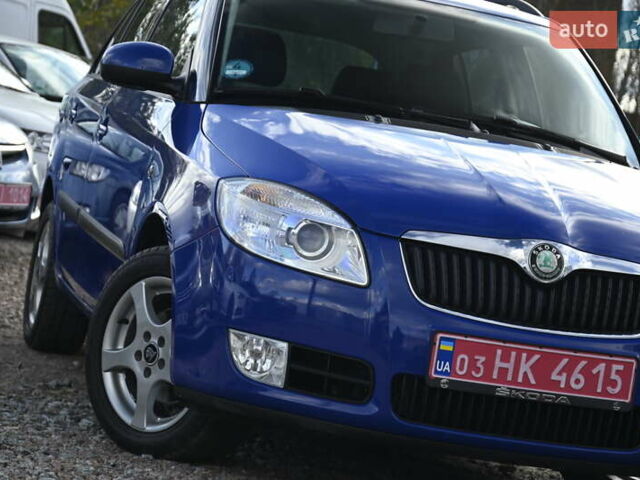Синий Шкода Фабия, объемом двигателя 1.39 л и пробегом 178 тыс. км за 5950 $, фото 3 на Automoto.ua