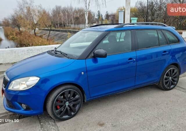 Синий Шкода Фабия, объемом двигателя 1.4 л и пробегом 222 тыс. км за 8100 $, фото 7 на Automoto.ua