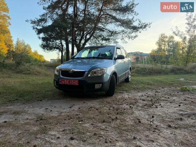 Синий Шкода Фабия, объемом двигателя 1.4 л и пробегом 174 тыс. км за 6500 $, фото 6 на Automoto.ua
