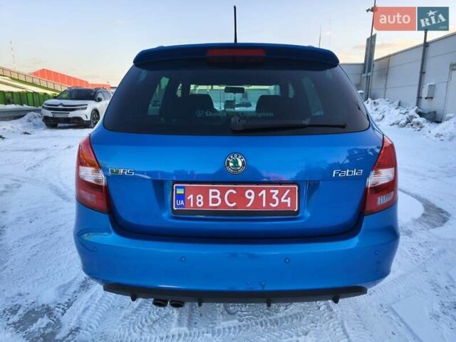 Синий Шкода Фабия, объемом двигателя 1.4 л и пробегом 162 тыс. км за 8799 $, фото 4 на Automoto.ua
