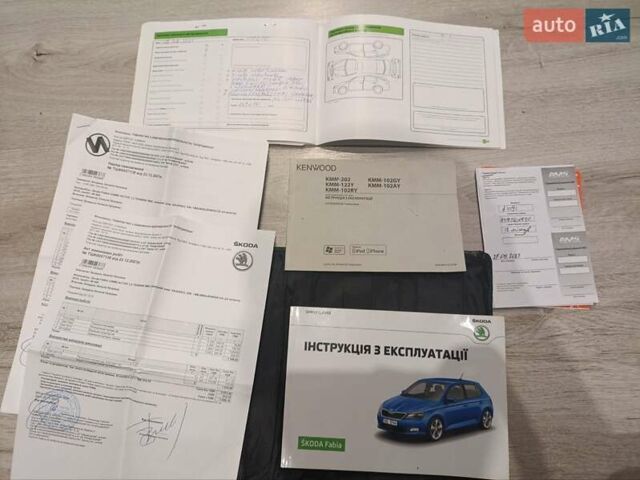Синий Шкода Фабия, объемом двигателя 1.2 л и пробегом 128 тыс. км за 6999 $, фото 28 на Automoto.ua