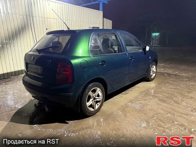 Зеленый Шкода Фабия, объемом двигателя 1.4 л и пробегом 100 тыс. км за 3500 $, фото 2 на Automoto.ua