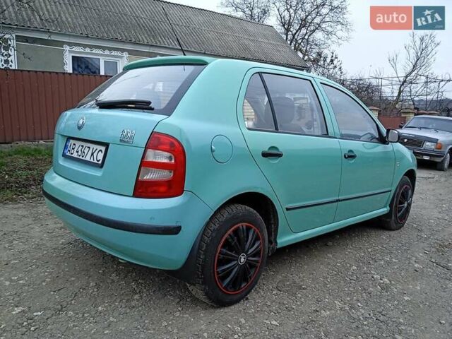 Зеленый Шкода Фабия, объемом двигателя 1.4 л и пробегом 176 тыс. км за 2950 $, фото 1 на Automoto.ua