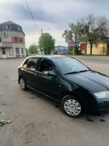 Зеленый Шкода Фабия, объемом двигателя 1.4 л и пробегом 279 тыс. км за 2800 $, фото 3 на Automoto.ua