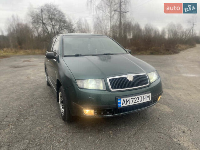Зеленый Шкода Фабия, объемом двигателя 1.39 л и пробегом 460 тыс. км за 1850 $, фото 7 на Automoto.ua