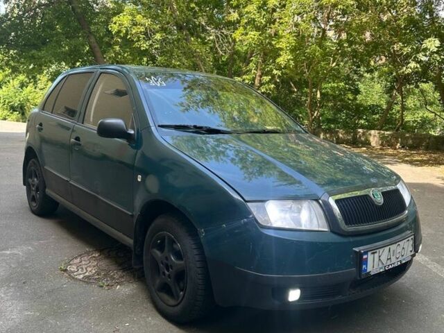 Зеленый Шкода Фабия, объемом двигателя 1.3 л и пробегом 170 тыс. км за 1350 $, фото 1 на Automoto.ua