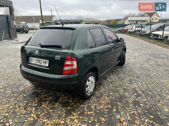 Зеленый Шкода Фабия, объемом двигателя 1.2 л и пробегом 193 тыс. км за 2700 $, фото 5 на Automoto.ua